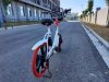 Uhlíková 20" elektrické mestské bicykle s košíkom