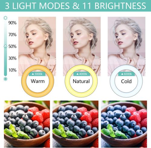 Stojanový selfie svetlo 9" palcov