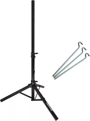 Prémiový X trojnožkový oceľový stojan pre parabolickú anténu – ideálny na kempovanie, balkón, terasu a záhradu, 2 metre.