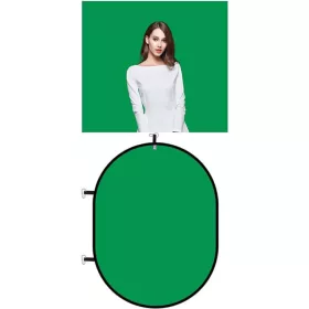   Hakutatz Chroma Key – Skladacie zelené pozadie 150 cm × 100 cm