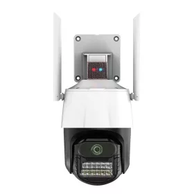   Titan 360' 5MP WiFi PTZ kültéri biztonsági kamera – iCSee, éjjellátás, mozgáskövetés, IP66 - fehér-fekete