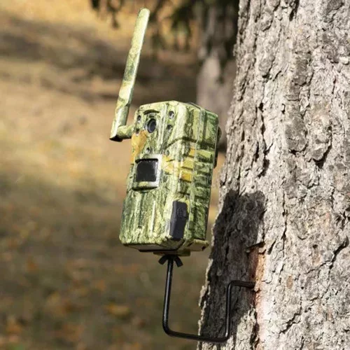 4G SIM napelemes vadkamera élőkép, PIR mozgásérzékelő, QHD videó, éjszakai mód