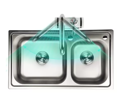 Worth Air RY-001-1 Hátsó, fali bekötésű átfolyós vízmelegítő csaptelep  - Nincs melegvíz a lakásban? Pillanatok alatt tehetsz ellene!