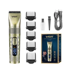   VGR V-659 Professzionális Hajvágó – Kerámia és porfém ötvözetű pengével, Zoom Wheel állítás, IPX7 vízálló, 6500–7500 RPM, 300 perc üzemidő