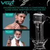 VGR V-371 Elektromos borotva férfiaknak – Kihajtható trimmelővel, vezeték nélküli, IPX5 vízálló, nedves és száraz borotválkozáshoz