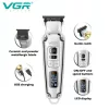 VGR V-931 Profesionálne strihače vlasov s digitálnym displejom, 5500–7000 ot./min, prevádzková doba 240 minút, akumulátor 1600 mAh