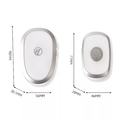 Bezdrôtová sada zvončeka 1+1