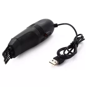 V bunke je text USB vysávač.