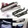 Automobilové denné svetlo 8 LED - Dekoratívne extra osvetlenie kdekoľvek, ľahko sa inštaluje, odolné proti nárazom a vode.