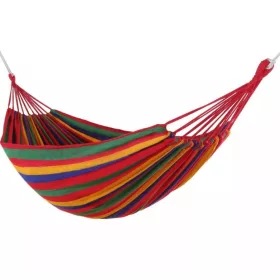 Domáca jednolôžková závesná posteľ červená