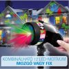V bunke je text:Lazer shower slideprojector vianočné svetelná hra s 12 vzormi - Namiesto nudných LED svetelných pásov použite svetelnú hru!