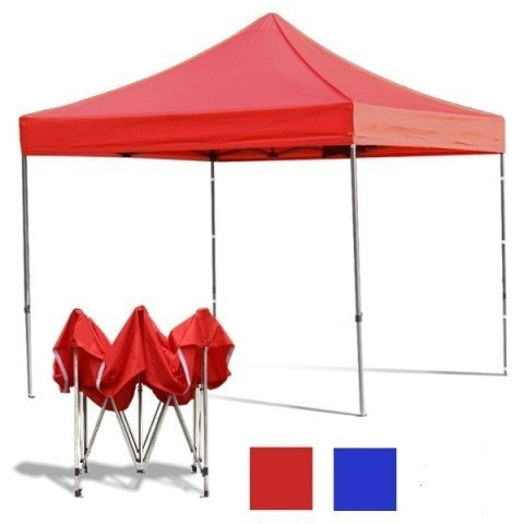 Skladaný záhradný pavilón 3 * 3 m, červený stan