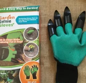 Záhradná lopata rukavice