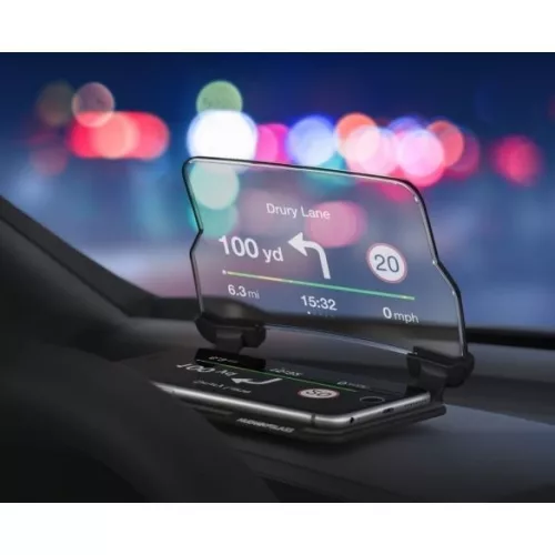 GPS HUD displej pre smartfóny – Premietnite obrazovku svojho telefónu na priehľadný displej!