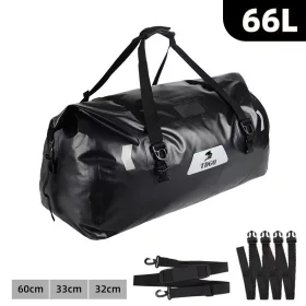 Motorkárska taška 65 l, čierna