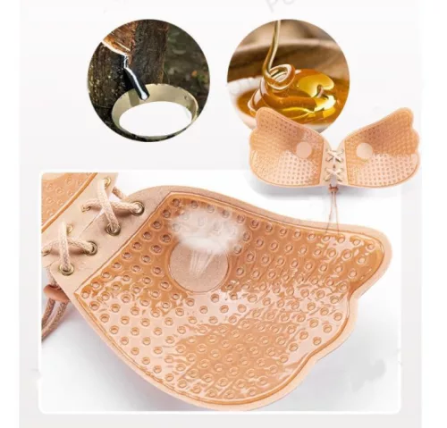 Podprsenka bez ramienok zo silikónu