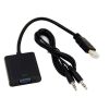 HDMI - VGA adaptér, s audio konverziou