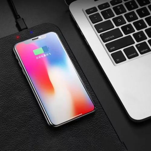 Bezdrôtová Qi mobilná nabíjačka podložka pod myš