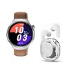 d21 watch set strieborná oranžová