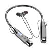 Bezdrôtové bluetooth športové slúchadlá ProBass, čierne.