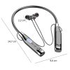 Bezdrôtové bluetooth športové slúchadlá ProBass, čierne.