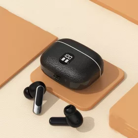 Bezdrôtové Bluetooth slúchadlá, čierne