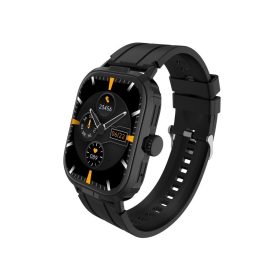   Čierne inteligentné hodinky NovaTime - Zdravotný monitor Bluetooth, šport, tep, kyslík v krvi, viac funkcií