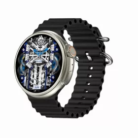   ChronoFlex Inteligentné hodinky čierne – s kompasovou funkciou Pokročilé funkcie na monitorovanie zdravia - Dvojitý remienok