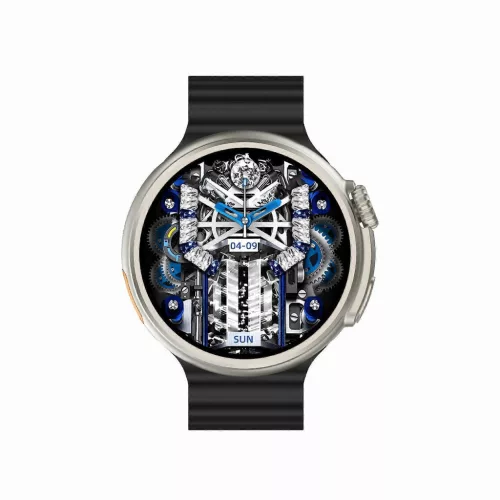 ChronoFlex Inteligentné hodinky čierne – s kompasovou funkciou Pokročilé funkcie na monitorovanie zdravia - Dvojitý remienok