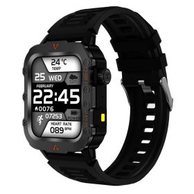   Laxasfit Q11 inteligentné hodinky, čierne - s maďarským menu, meranie pulzu, monitorovanie spánku, počasia a hladiny kyslíka v krvi