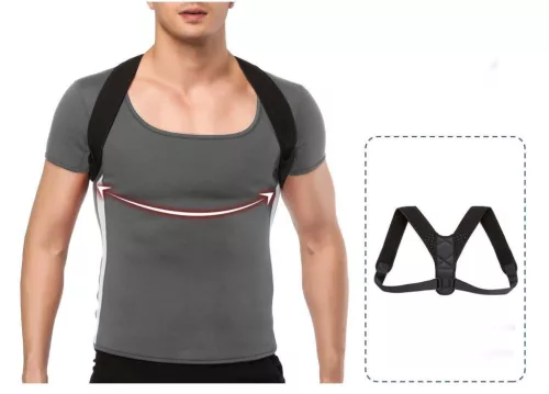 V bunke je text: Zlepšujúci držanie tela - obvod pása: 75-100 cm, výška: 155-175 cm.