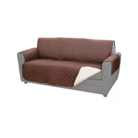 Dvojstranný ochranný poťah na pohovku - hnedá-béžová