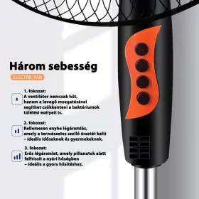 16" stojací ventilátor – sada 2 kusov