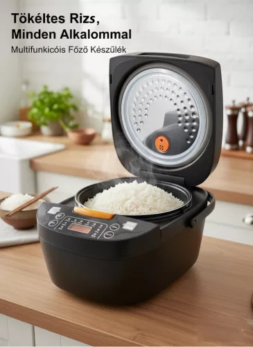 5-litrový multifunkčný ryžovar a multicooker – s 10 programami varenia, časovačom a nepriľnavou vnútornou nádobou - výhodná cena