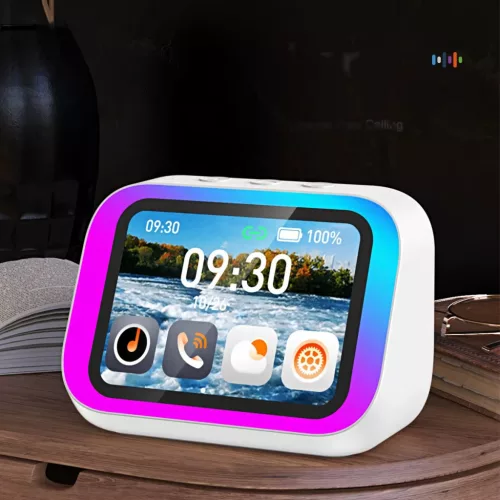 TF26 PRO Bezdrôtový inteligentný reproduktor s hlasovým ovládaním AI a dotykovým displejom.