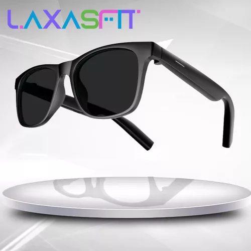 LAXASFIT Bluetooth inteligentné okuliare - Ochrana pred modrým svetlom, bezdrôtové hovory + darčekový čistiaci obrúsok