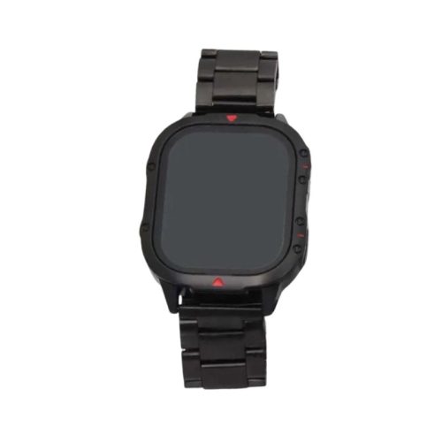 V bunke je text: ZTfit ZT09-HM Čierne inteligentné hodinky, čierne silikónové, kovové a kožené remienky.