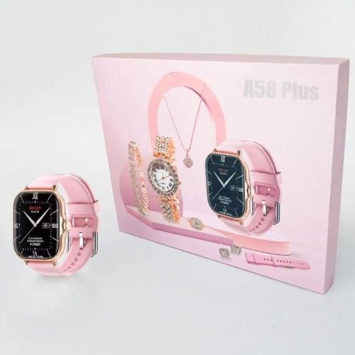 A58 Plus 7 v 1 inteligentné hodinky a šperková súprava