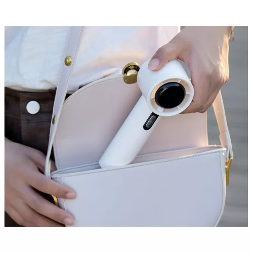 Prenosný akumulátorový ventilátor, kompaktná veľkosť, obrovská sila.