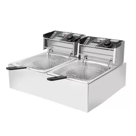 12-litrová elektrická fritéza – 2 × 2500 W