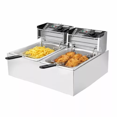 12-litrová elektrická fritéza – 2 × 2500 W