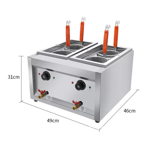 Profesionálny elektrický varič cestovín – so 4 varnými košmi - výhodná cena
