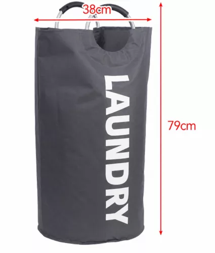 Összecsukható textil szennyeskosár 38 × 79 cm - výhodná cena