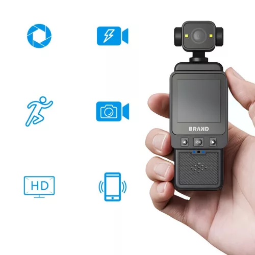 Széles látószögű pocket  sportkamera - 1,54" kijelző, 1080P HD kamera, 170° látószög