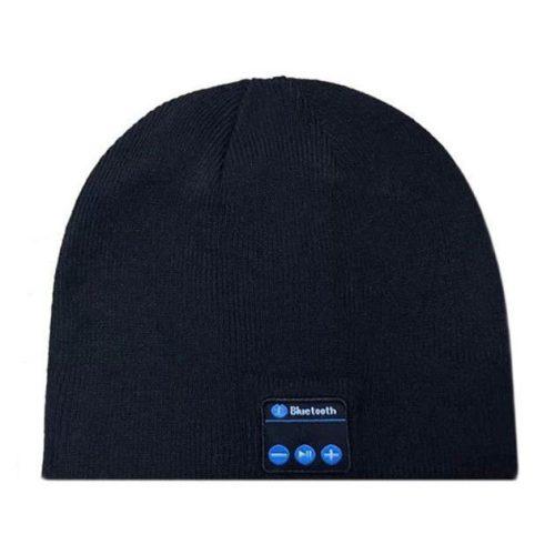 Čierna bluetooth čiapka - Počúvajte hudbu ľahko aj počas zimných mesiacov.