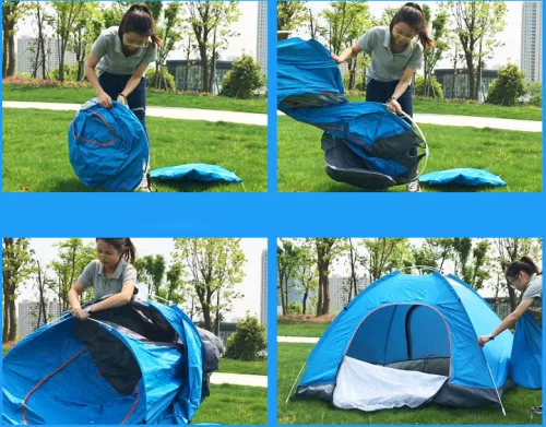 Globalisimo Automatic 1 osobný kempingový stan 195x100x100cm