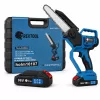 Rextool Premium reťazová píla s automatickým mazaním, s indikátorom nabitia a 2×96 V akumulátormi