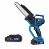 Rextool Premium reťazová píla s automatickým mazaním, s indikátorom nabitia a 2×96 V akumulátormi