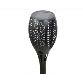   Solárna lampa, fakľa, LED lampa, 78 cm, na zapichnutie do záhradného stĺpika