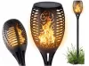 Solárna lampa, fakľa, LED lampa, 78 cm, na zapichnutie do záhradného stĺpika